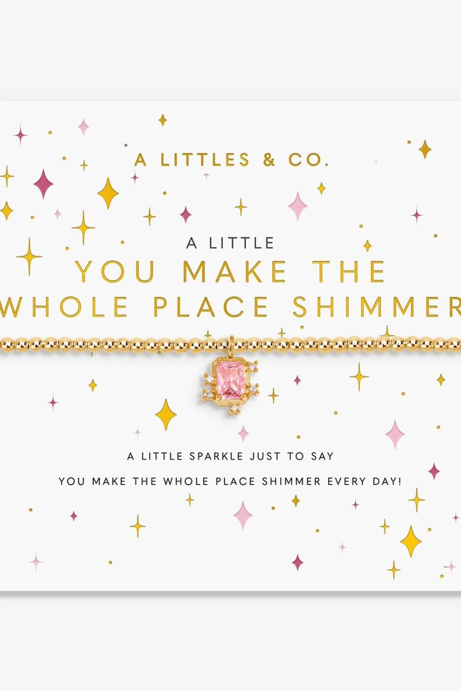 You Make The Whole Place Shimmer Bracelet JEWELRY A LITTLES &amp; CO 