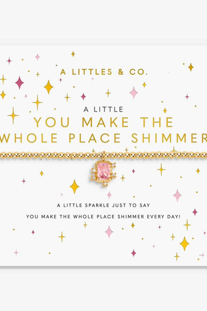 You Make The Whole Place Shimmer Bracelet JEWELRY A LITTLES &amp; CO 