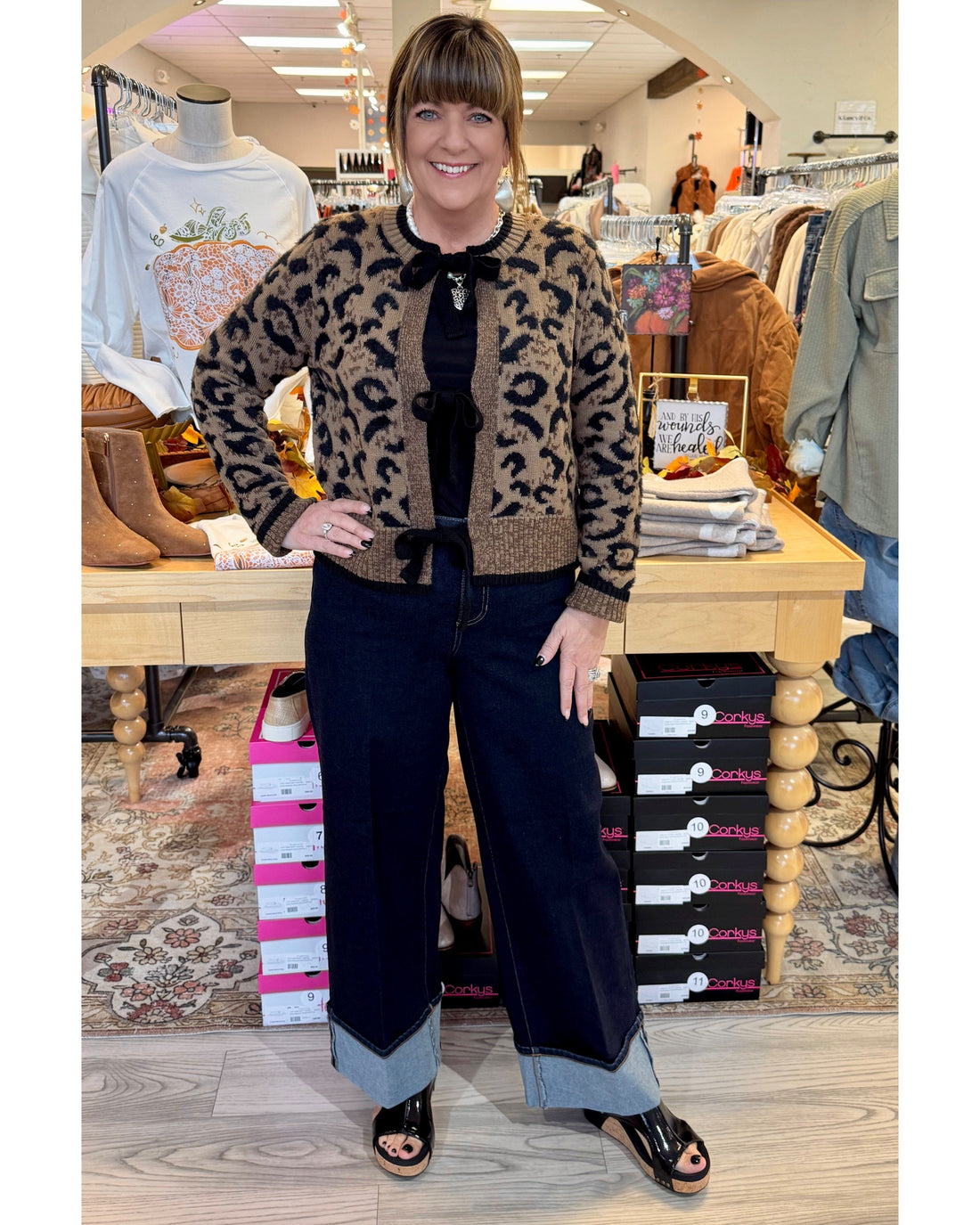 Bow Tie Front Cardigan OUTFIT COMPLETER CHARLIEB 