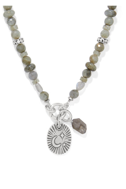 Token Charm Labradorite Necklace BJEWELRY Brighton Collectables 