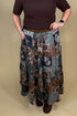 Patchwork Floral Print Tiered Skirt BOTTOMS:~~Unassigned~~ UMGEE 