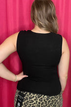 Sleeveless Built In Bra Knit Top MISSY TOP SPECIAL LIVERPOOL 