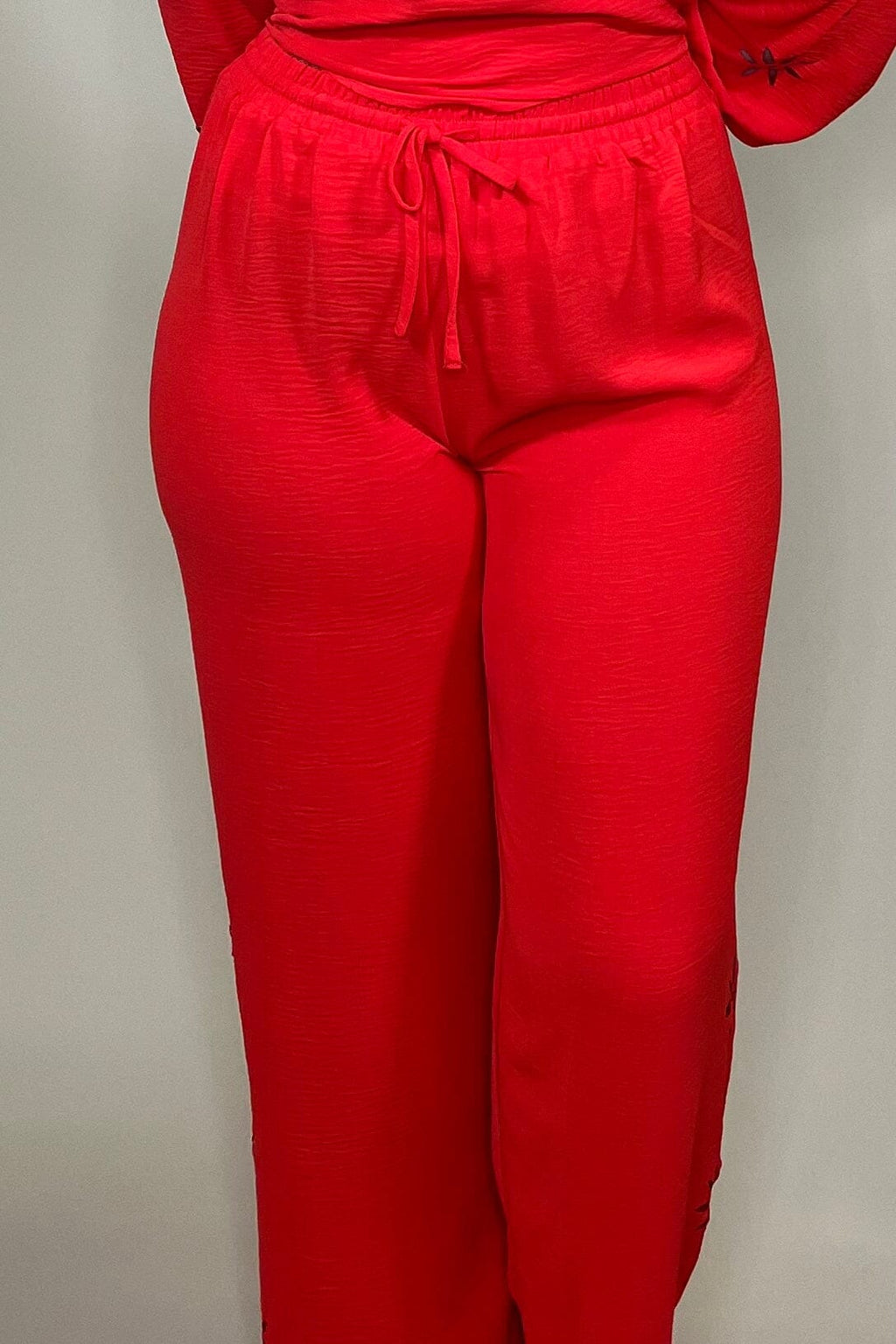 Pull On Pant w/Drawstring & Cutouts BOTTOMS ZAC & RACHEL 