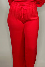 Pull On Pant w/Drawstring & Cutouts BOTTOMS ZAC & RACHEL 