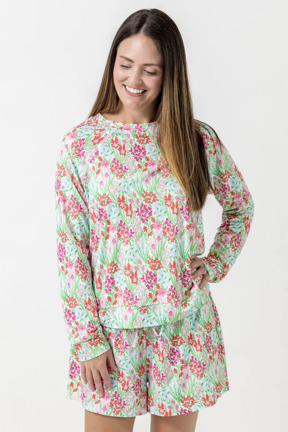 Happy Blooms Annie Short Set UNDER MARYSQUARE 