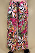 Wild Printed Floral w/Drawstring BOTTOMS ZAC & RACHEL 