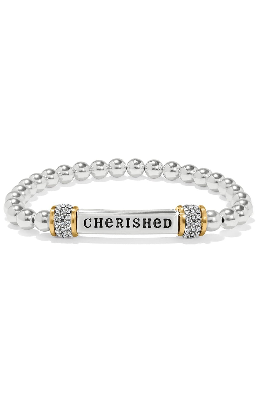 Meridian Cherished Two Tone Stretch Bracelet BJEWELRY Brighton Collectables