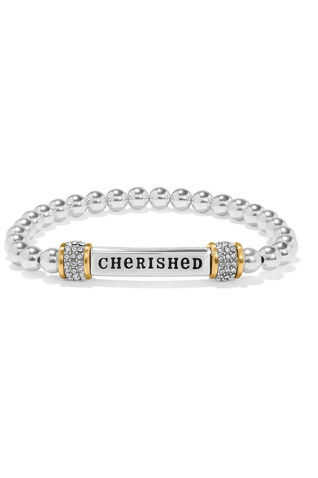 Meridian Cherished Two Tone Stretch Bracelet BJEWELRY Brighton Collectables 
