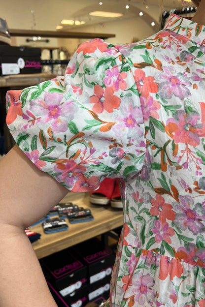 Watercolor Floral Dress DRESS SOUTHERN GRACE 