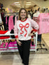 Love Ribbon Crew Neck Sweatshirt MISSY BASIC KNIT SIMPLY SOUTHERN 