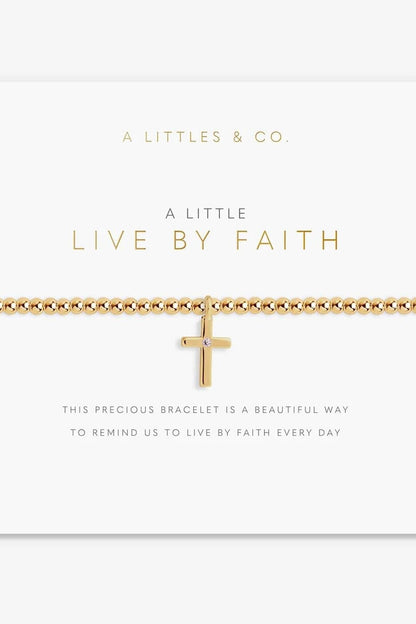 Live By Faith Bracelet JEWELRY A LITTLES &amp; CO 