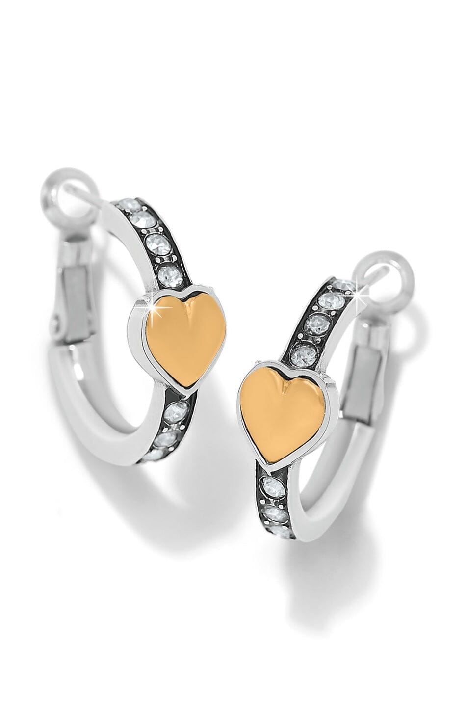 Mystery Of Love Heart Hoop Earrings BJEWELRY LEEGIN-BRIGHTON 