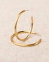 Estonia Brushed Gold Hoop Earrings JEWELRY MICHELLE MCDOWELL 