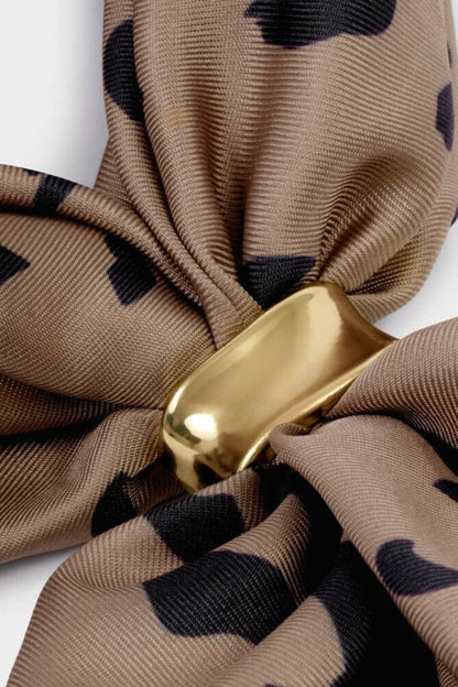 Leopard Satin Multiway Bag Scarf SCARF/HAT/WINTERGOODS KATIE LOXTON 