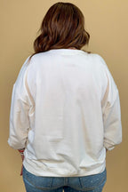 Patch Pumpkin Long Sleeve Top MISSY BASIC KNIT:~~Unassigned~~ SOUTHERN GRACE 