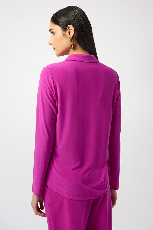Long Sleeve Silky Button Down MISSY TOP SPECIAL JOSEPH RIBKOFF 