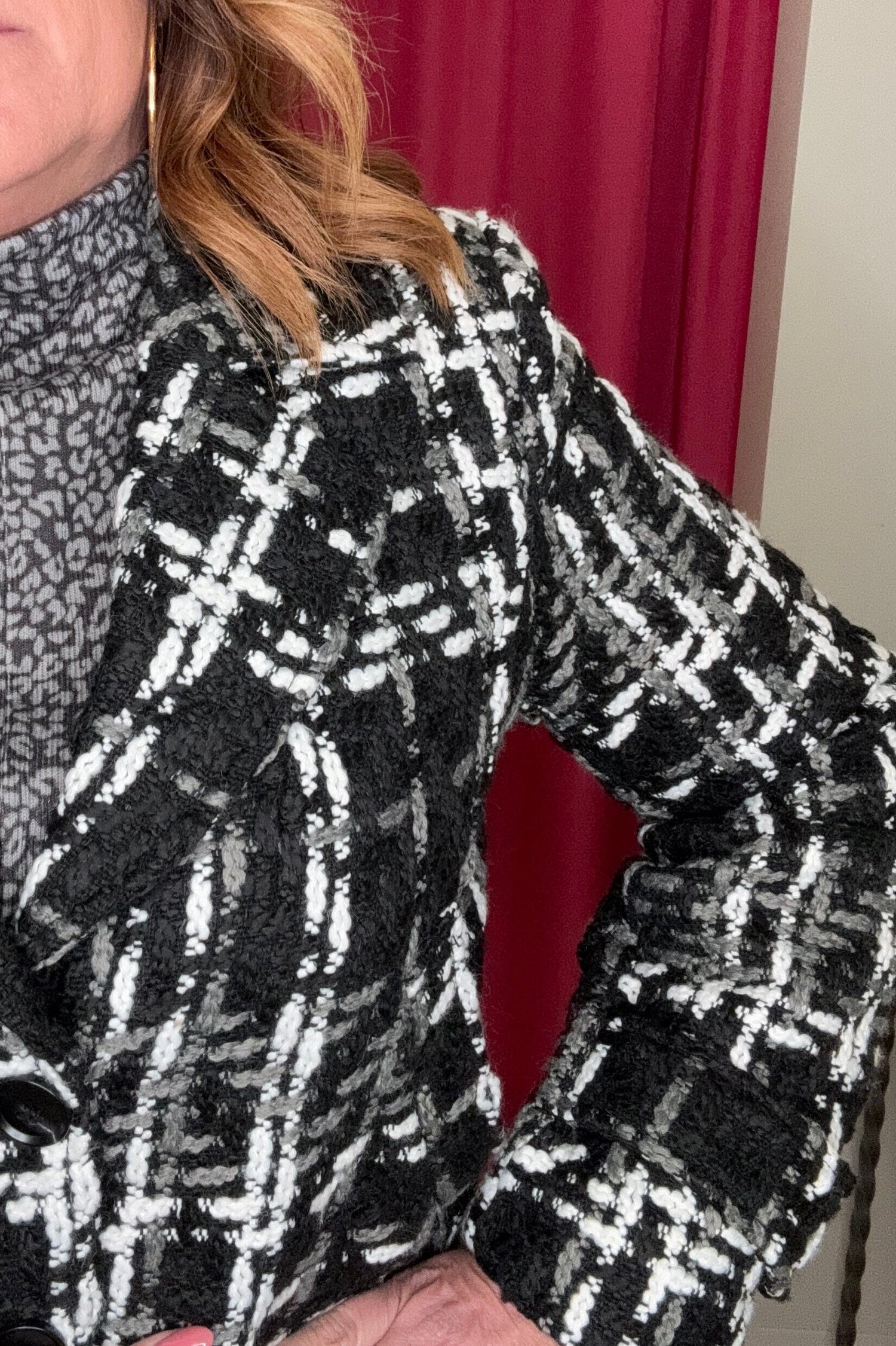 Long Sleeve Lined Blazer w/Pockets OUTFIT COMPLETER TRIBAL 