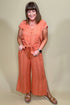 Cap Sleeve Tie Front Blouse MISSY TOP SPECIAL TRIBAL 