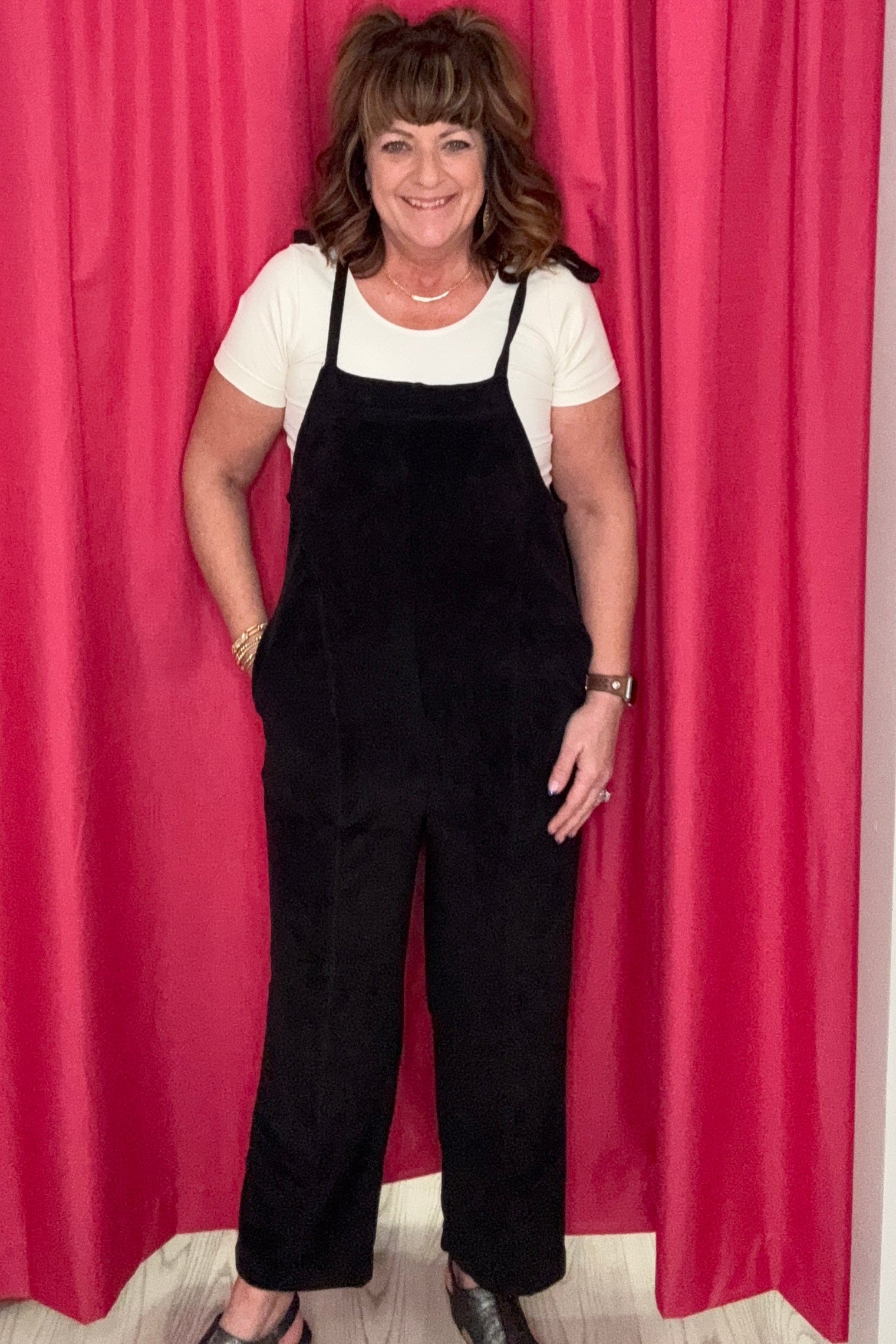 Fleece Overall w/Ties DRESS VERYJ 