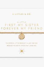 First My Sister Forever My Friend JEWELRY A LITTLES & CO 