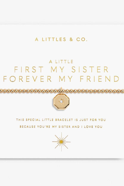 First My Sister Forever My Friend JEWELRY A LITTLES &amp; CO 