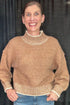 Long Sleeve Sweater w/Striped Edge SWEATER VERYJ 