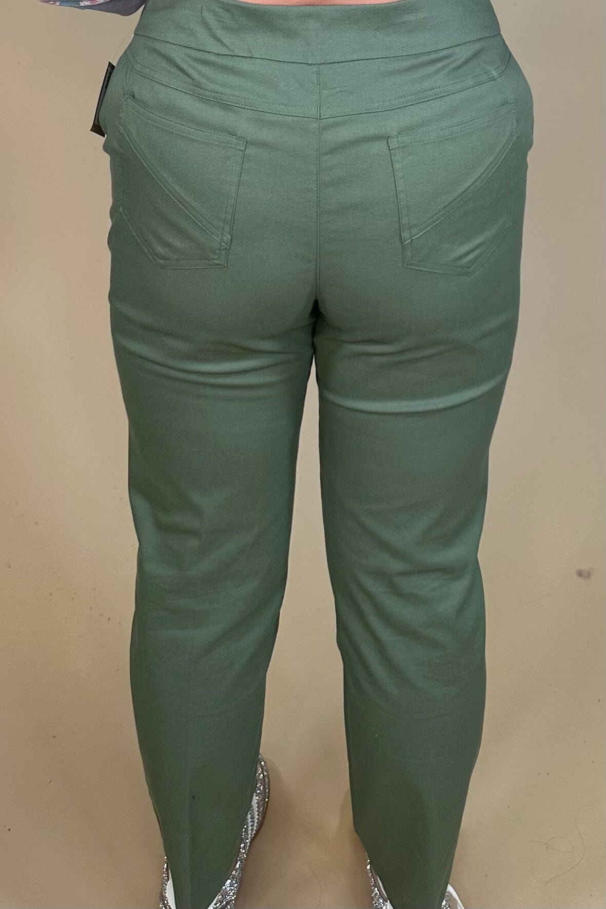 Twill Pull On Ankle Pant BOTTOMS SOUTHERN LADY 