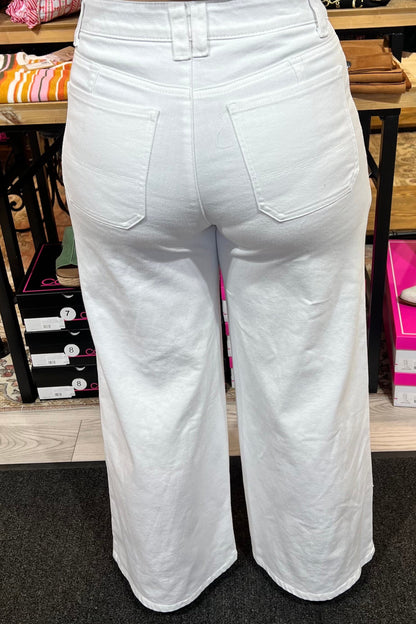 30/28" Ab Solution High Rise Wide Leg w/Utility Pockets BOTTOMS DEMOCRACY 