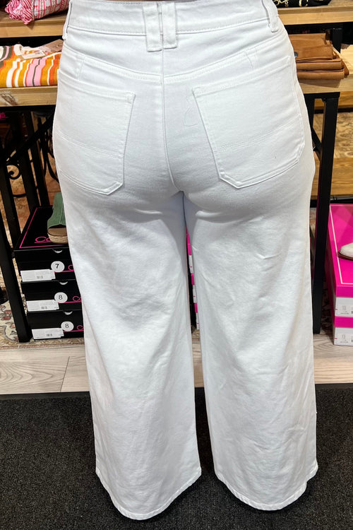 30/28" Ab Solution High Rise Wide Leg w/Utility Pockets BOTTOMS DEMOCRACY 