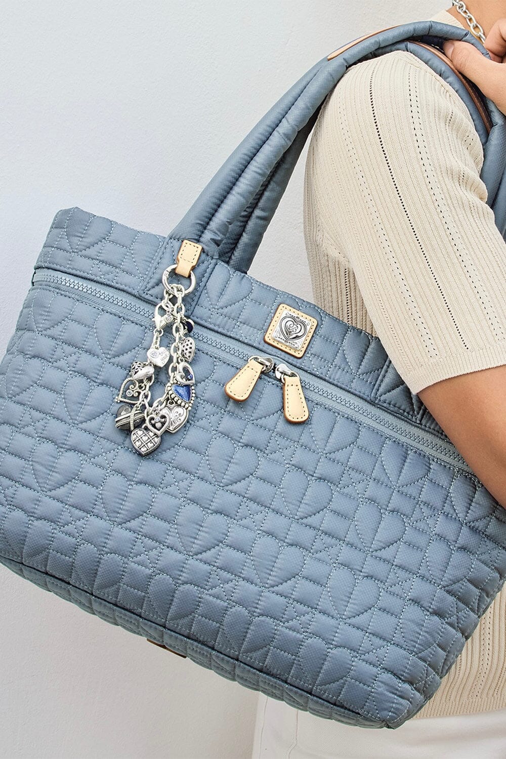 Powder Blue Annabelle Medium Tote BHANDBAGS Brighton Collectables 