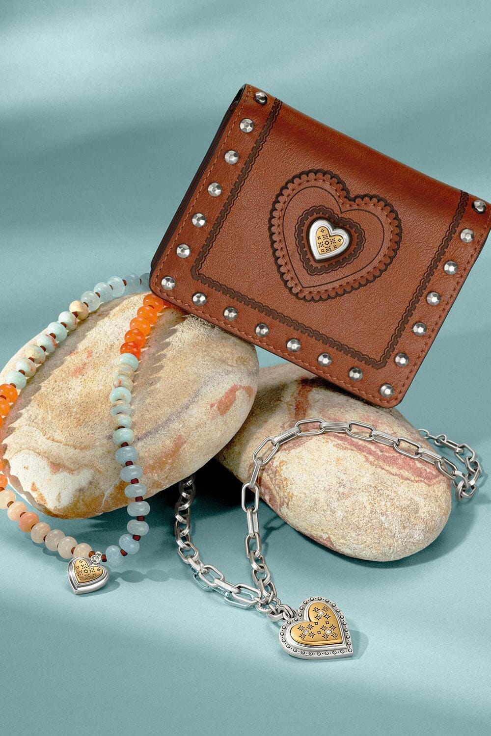 Mosaic Heart Wallet BWALLETS:~~Unassigned~~ Brighton Collectables 
