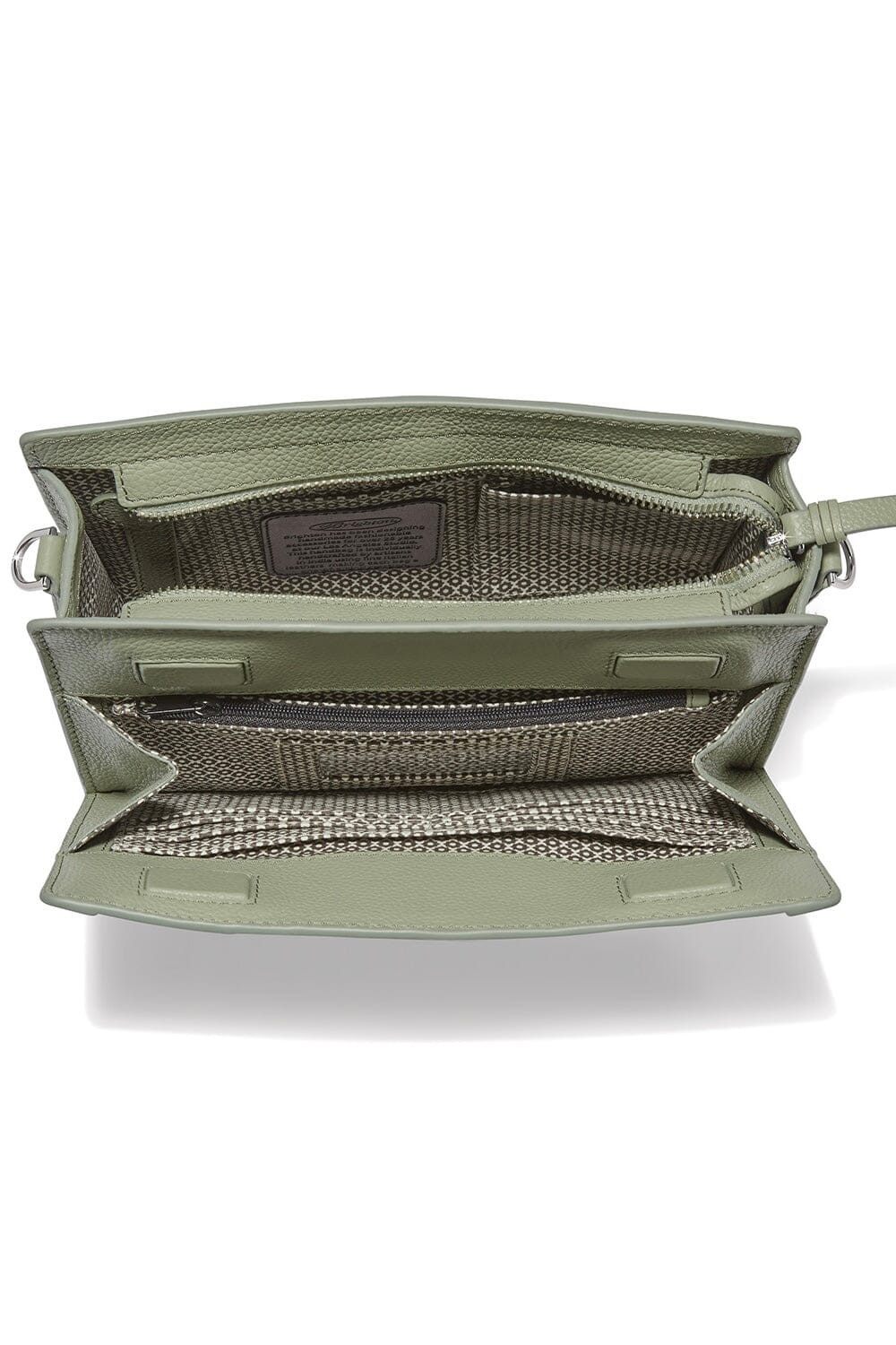 Sage Interlok Braid Findley Organizer Bag BHANDBAGS Brighton Collectables 