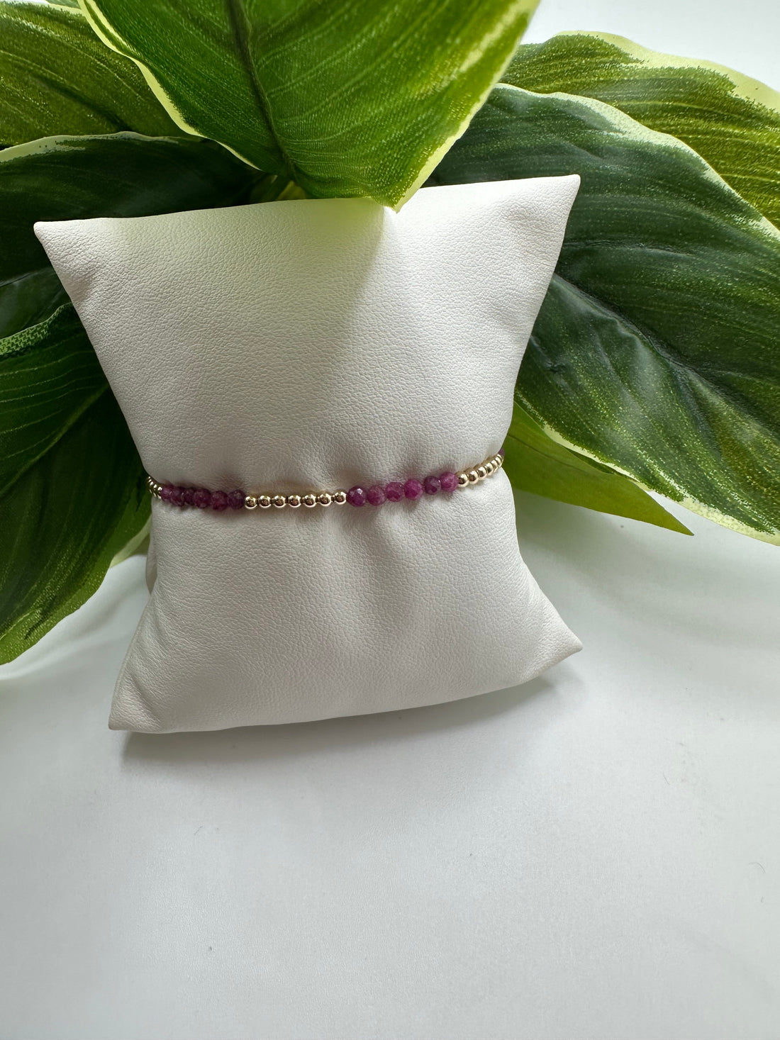 Enewton Blissful Pattern 2.5mm Bead Bracelet- Ruby JEWELRY ENEWTON 