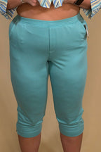 Pull On Cropped Pant w/Pockets BOTTOMS SOUTHERN LADY 