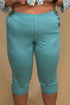 Pull On Cropped Pant w/Pockets BOTTOMS SOUTHERN LADY 