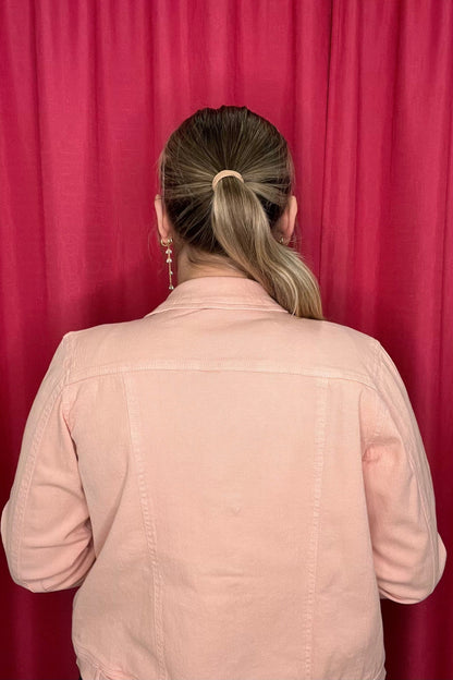 Long Sleeve Jean Jacket OUTFIT COMPLETER KEREN HART 