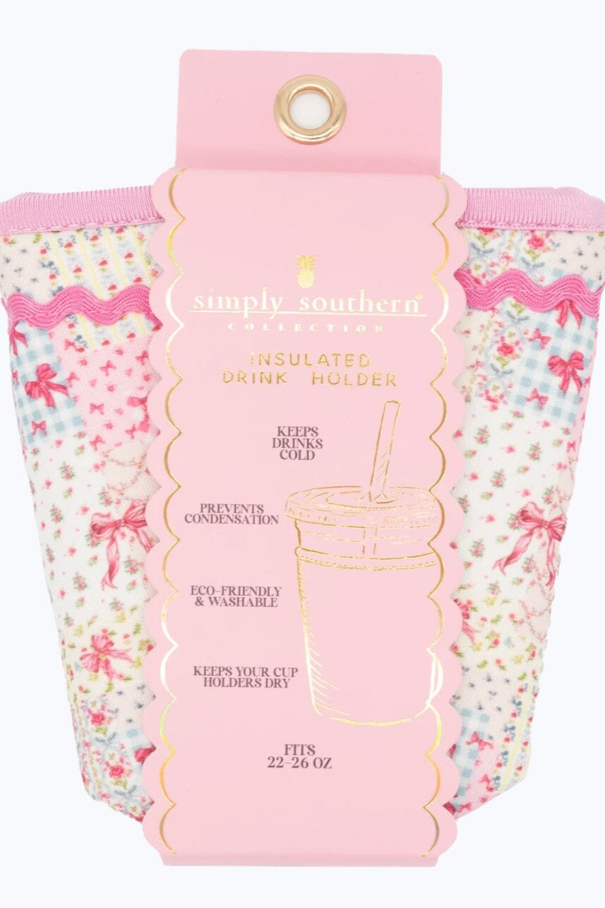 Drink Sleeve GIFT/OTHER:~~Unassigned~~ SIMPLY SOUTHERN PINKBOW 