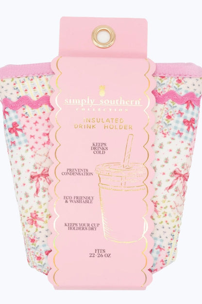 Drink Sleeve GIFT/OTHER:~~Unassigned~~ SIMPLY SOUTHERN PINKBOW 