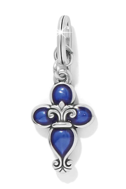 Fleur De Lis Cross Charm BCHARM Brighton Collectables 