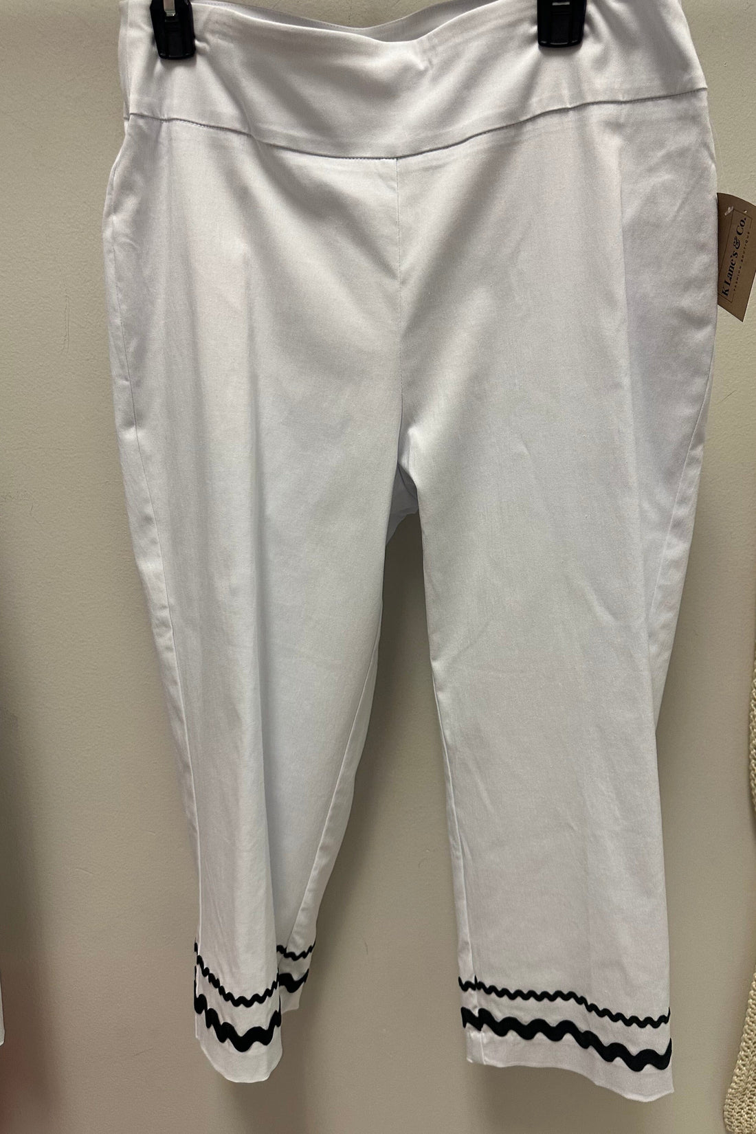 Pull On Crop Pant w/RickRack Detail BOTTOMS ZAC &amp; RACHEL 