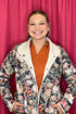 Reversible Printed/Cream Jacket JACKET CREATION 