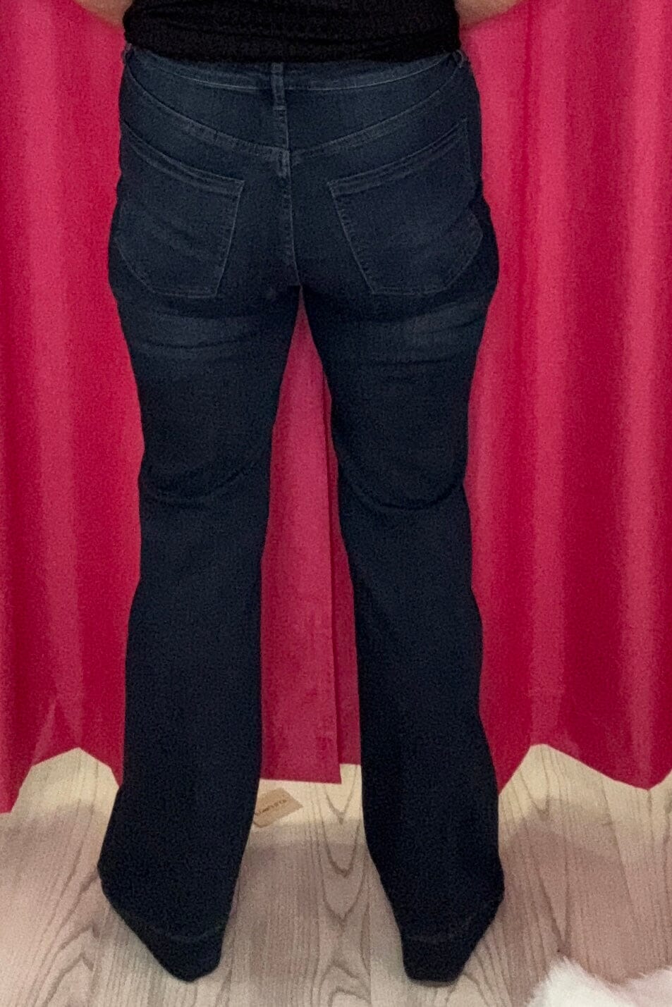Lucy Bootcut w/Wide Bottom Seam Detail JEANS LIVERPOOL 