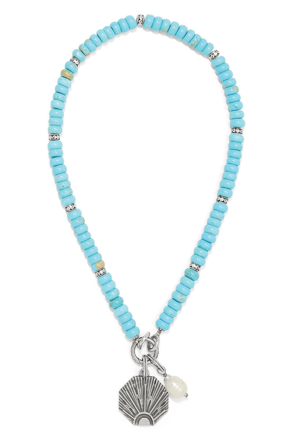Token Charm Lapis Turquoise Necklace BJEWELRY Brighton Collectables 
