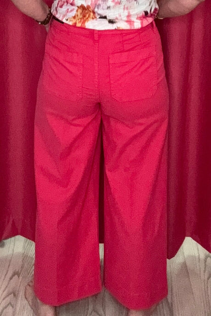 Crop Wide Leg w/Patch Pockets BOTTOMS LIVERPOOL 