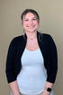 3/4 Sleeve Shawl Cardigan - Black OUTFIT COMPLETER ZAC & RACHEL 