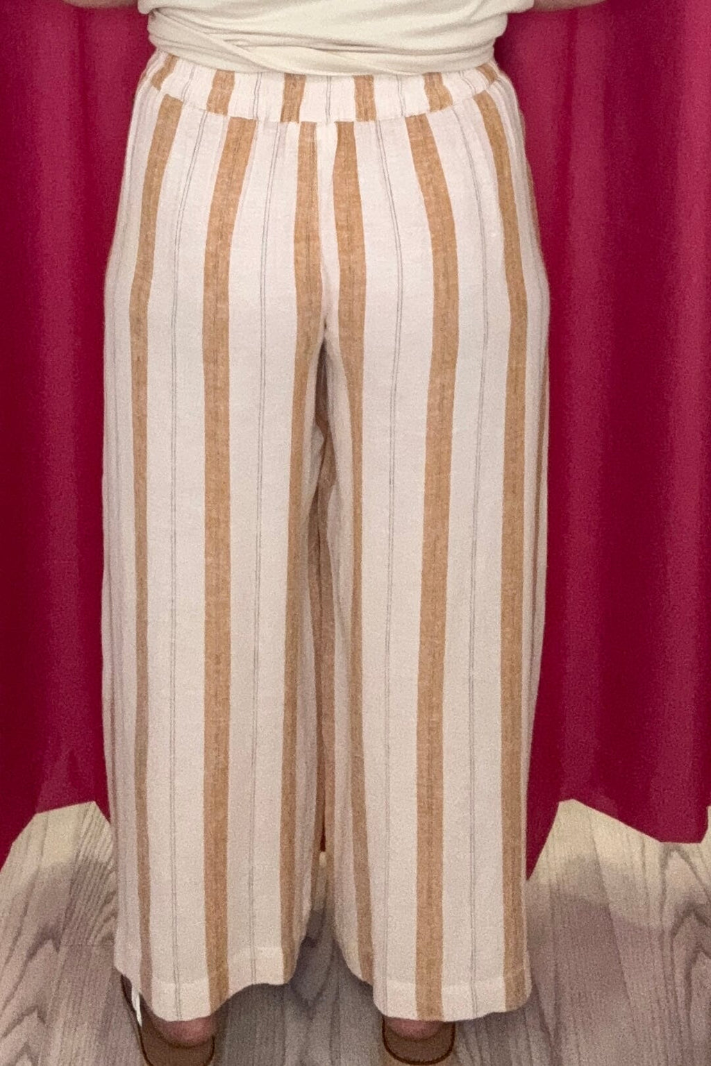Pull On Flowy WIde Pant w/Pockets BOTTOMS TRIBAL 