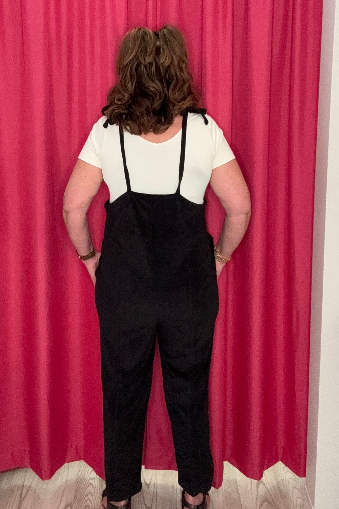 Fleece Overall w/Ties DRESS VERYJ 