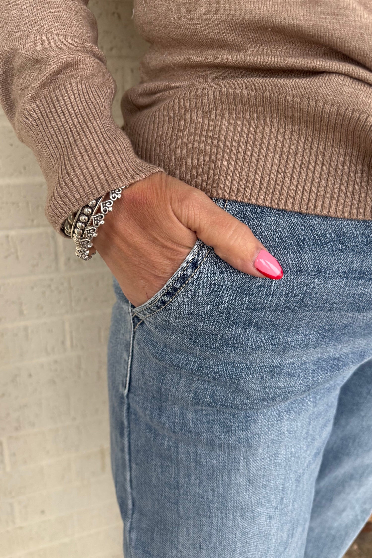 High Waist Trouser Wide Leg JEANS JUDY BLUE 