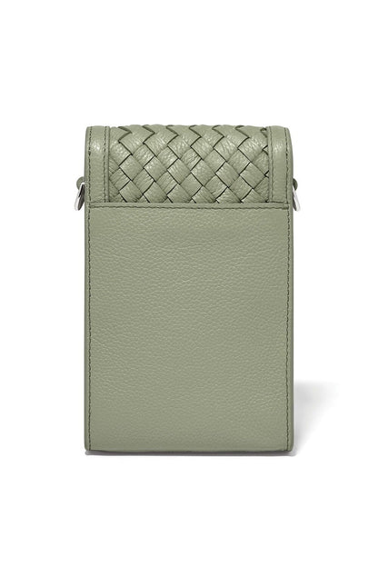 Sage Interlok Braid Phone Organizer BHANDBAGS Brighton Collectables 