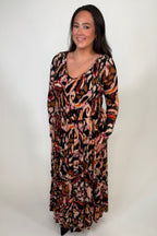 Smocked Waist Maxi Dress - Multicolor DRESS:~~Unassigned~~ TRIBAL 